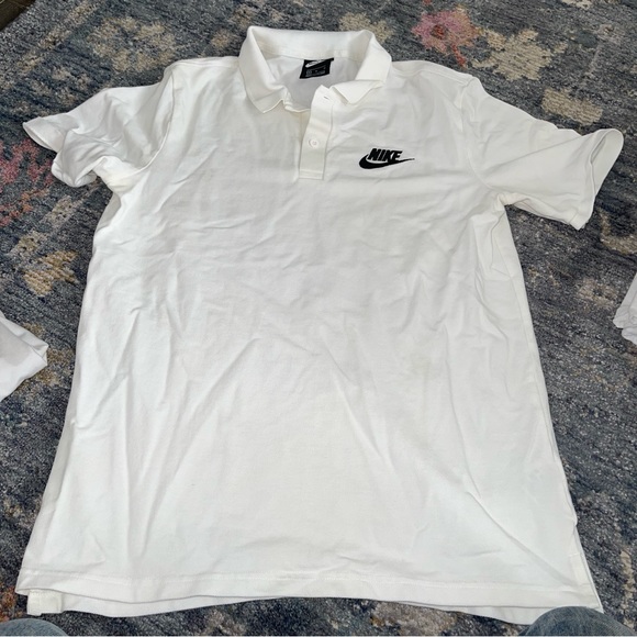 Nike Other - Nike Casual Sports Mens White Medium Short Sleeve Polo